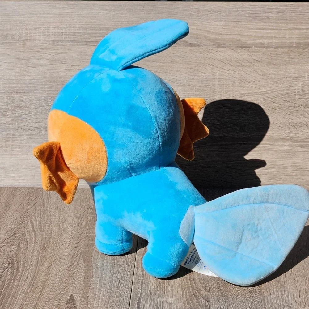 Build-A-Bear Pokemon Mudkip Plush 13 Inch Blue Orange Stuffed Animal Hoenn Water